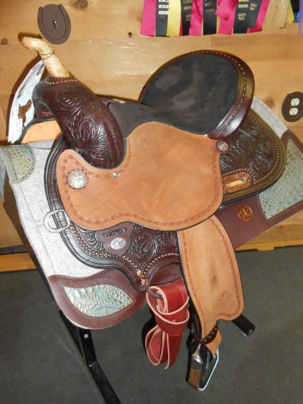 Circle Y 1524 16" Wide Fit Faith Barrel Racing Saddle