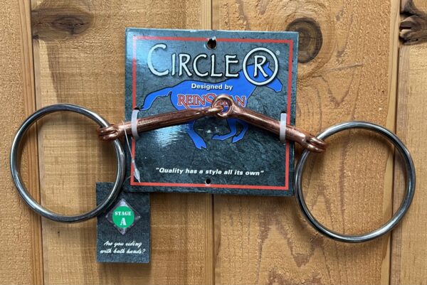 Circle R O Ring 3/8 Copper Snaffle CR123
